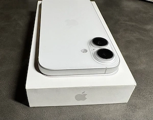 Apple iPhone 16 weib 128GB wie neue smartphone mit verpakung + Akkukapazität : 100% 