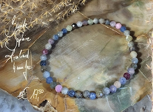 Saphire bunt Armband