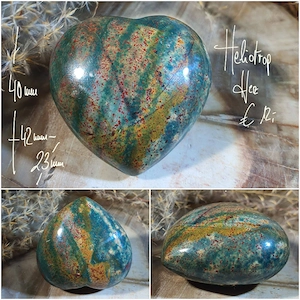 Heliotrop Herz ungebohrt