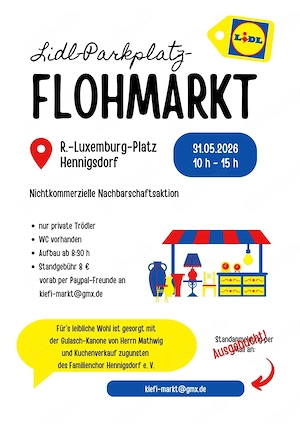 3. Großer Flohmarkt auf dem LIDL-Parkplatz
