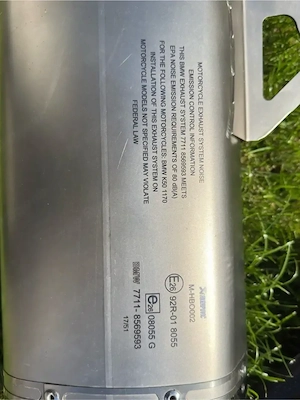 Original BMW Zubehörteil Akrapovic Endtopf