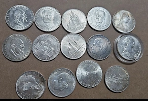 Silbermünzen Konvolut Österreich: 14x 25 Schilling Gedenkmünzen (Silber)