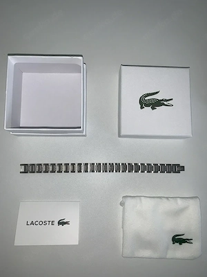 Lacoste Herren Armband Edelstahl   neu & ungetragen mit Box