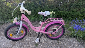 Scool nixe Kinderfahrad pink, 16 Zoll