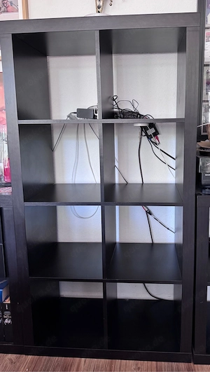 Kallax-Regal in schwarz