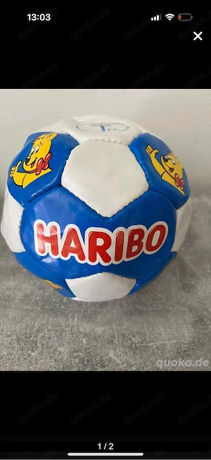 Haribo Lederball und Stofftier zusammen 