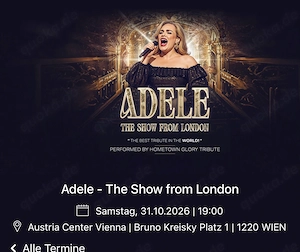 Zwei Adele Tickets