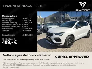 CUPRA Ateca 1.5 TSI DSG Navi LED SHZ ACC PDC