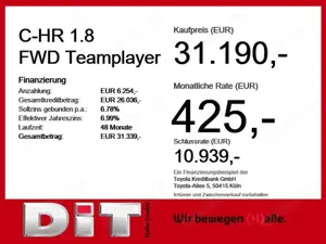 Toyota C-HR 1.8 FWD Teamplayer Klima Kamera Sitzhzg Bild 3
