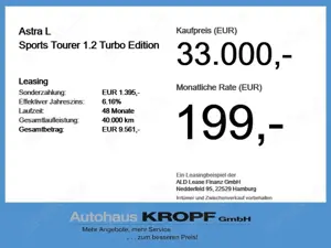Opel Astra L Sports Tourer 1.2 Turbo Edition LED+SHZ