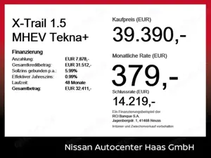 Nissan X-Trail 1.5 MHEV Tekna+ Pano+Bose+20''+2xMemory