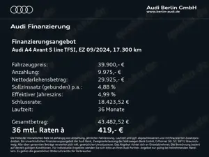 Audi A4 S line 40 TFSI qu. S tr. STDHZG 360°K Bild 2