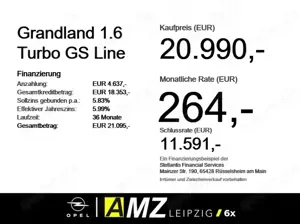 Opel Grandland 1.6 Turbo GS Line *HU/AU neu* Bild 3