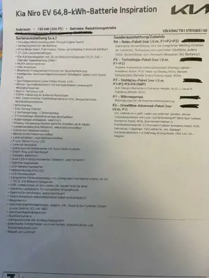 Kia e-Niro Niro EV Inspiration