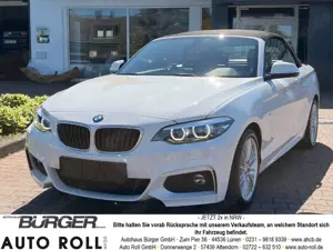 BMW 220 i M Sport Cabrio M-Paket Navi SHZ Leder LED Mehrzo