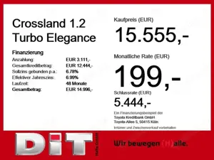 Opel Crossland 1.2 Turbo Elegance Klima Sitzhzg Bild 3