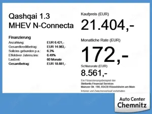 Nissan Qashqai 1.3 MHEV N-Connecta LED/Navi/PDC/360°/LM Bild 4
