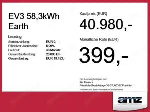 Kia EV3 58,3kWh Earth 360°Kamera*Wärmepumpe*Navi* Bild 4