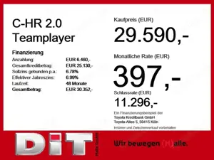 Toyota C-HR 2.0 Teamplayer Klima Kamera Sitzhzg Tempomat Bild 3