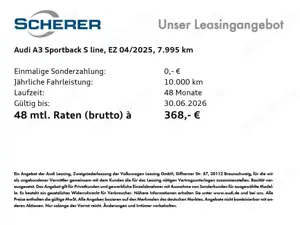 Audi A3 30 TFSI S line S tronic SONOS HUD K Bild 2