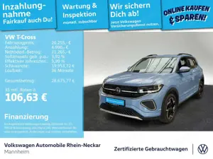 Volkswagen T-Cross 1.0 TSI R-Line DSG GAR2030 Navi PDC Matr