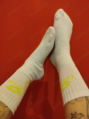 getragene Damensocken 