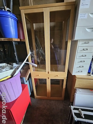 Vitrine schrank mit schublade 
