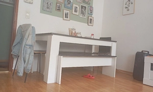 Esstisch mit sitzbänken 