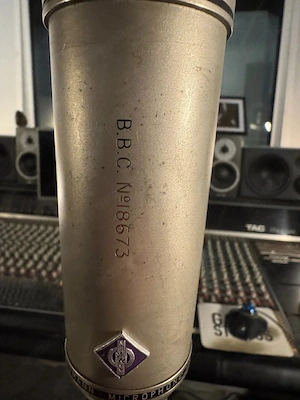 Neumann U87 1971 Ex-BBC Microphone with Swivel Mount