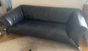 Ledercouch Rolf Benz Modell 322 (Dreisitzer)