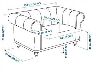 2x IKEA Sofas im klassischen Stil   2- & 3-Sitzer im Set Bild 4