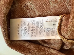 gucci gg monogramm poloshirt L 