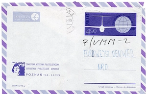 (0067) POLEN Ganzsachenumschlag