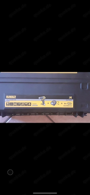 DEWALT Akkubohrschrauber DCD709D2T inkl. 2x Akku und Ladegerät m. Koffer NEU Bild 5