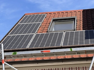 5 Solarmodule + Wechselrichter