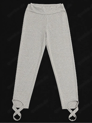 Graue Leggings 