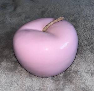 Rosa Apfel, gross Dekoration