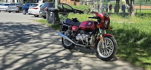 Gut erhaltenes Motorrad