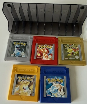  Pokemonspiele für den Gameboy