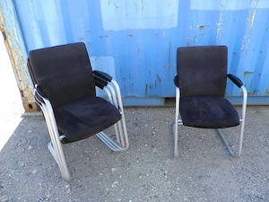 4 Stapelstühle   Freischwinger   Besucherstuhl   Konferenzstuhl