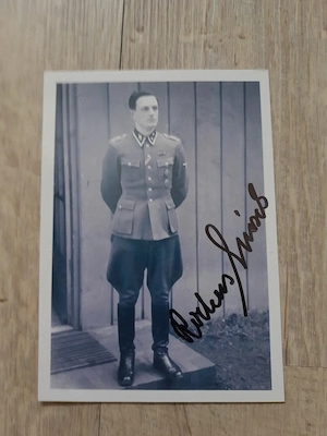 Orginal Autogramm von Rochus Misch