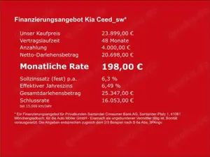 Kia Ceed SW / cee'd SW Vision 1.5T DCT7 Navi Kamera ACC Klima Spurhalteas Bild 5