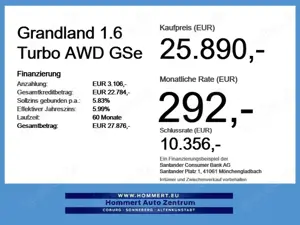 Opel Grandland 1.6 Turbo AWD GSe *360°*ACC*Navi*Sitzh* Bild 4
