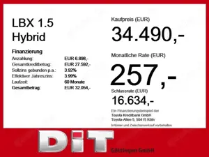 Lexus LBX 1.5 Hybrid Klimaautomatik, Kamera, BT, Bild 3