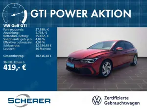 Volkswagen Golf GTI Golf VIII GTI 2.0 TSI ACC RFK SHZ CARPLAY PDC LE