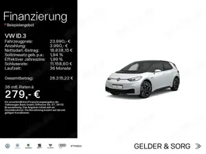 Volkswagen ID.3 Pro S Rückfahrkamera*LED*Navi*DAB+*EPH