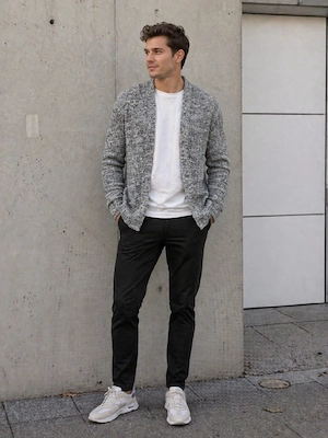 Strickjacke Grau Gr.M ungetragen!