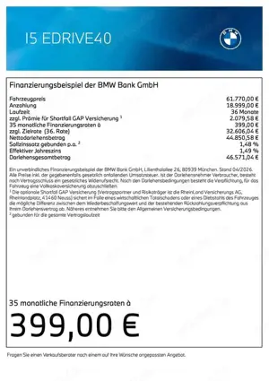 BMW i5 eDrive40 Touring M Sportpaket DAB LED AHK Bild 2