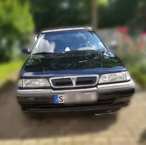 Rover 214 214i Cabriolet schwarz/hellgrau