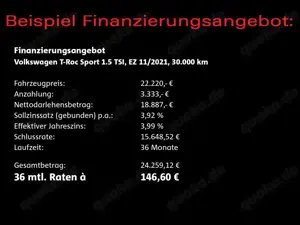 Volkswagen T-Roc Sport 1.5 TSI DSG / Standh, LED, RFK, ACC Bild 4
